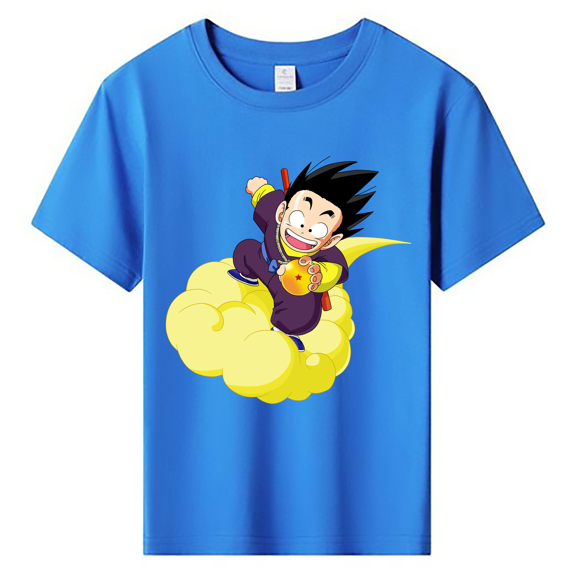 （画像用） ドラゴンボール 孫悟空（そん ごくう）Son Goku カカロット DRAGON BALL Kakarotto 綿100％キッズTシャツ（フロントプリント）